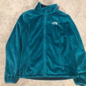 The Northface fuzzy zip jacket